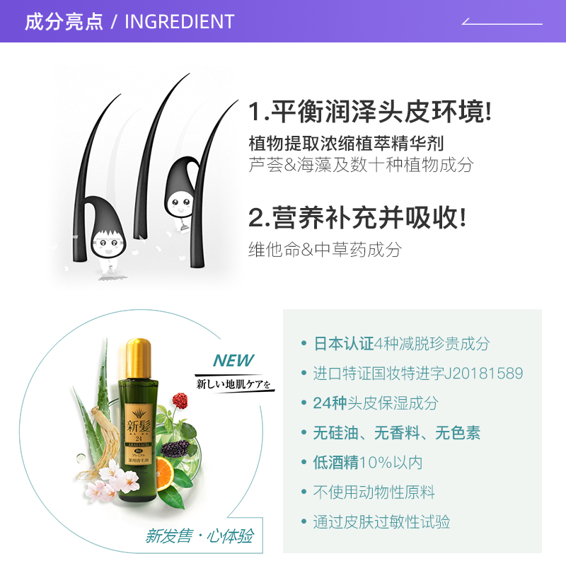 重塑頭皮生機，毛囊激活之旅——日本新琺24防脫育發(fā)液深度解析